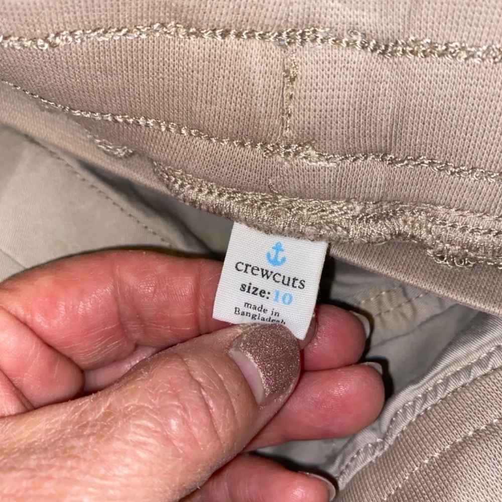Crewcuts boys size 10 khaki shorts